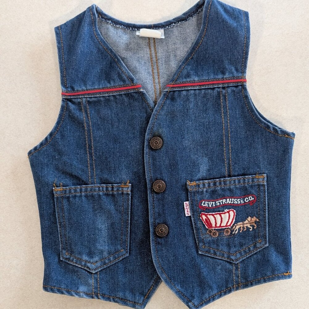 Vintage Kid's Levi Strauss Denim Vest